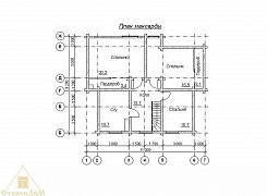 Двухэтажный дом из бруса 195х130 с террасой 3